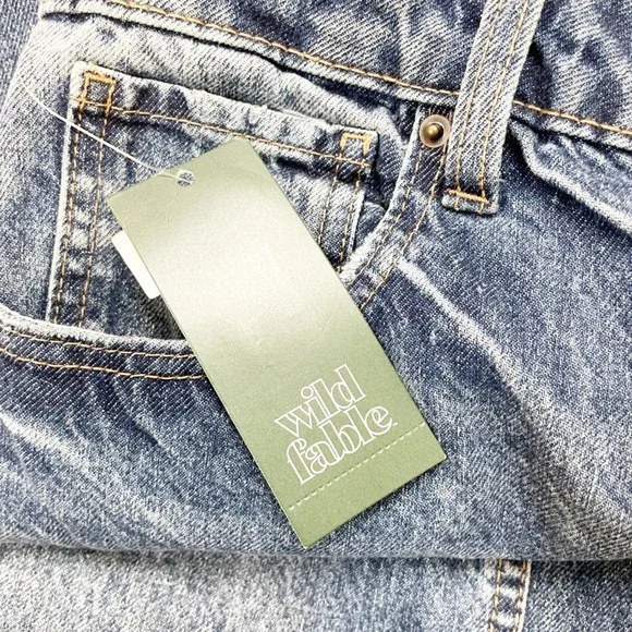 Wild Fable Women's Medium Wash High Rise Straight Leg Jeans Size 14 - Picture 4 of 7